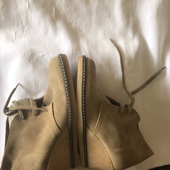 NEW J.Crew Suede Wedge Ankle Boots, made in Italy, size 7 (6) - Picture 4 of 5